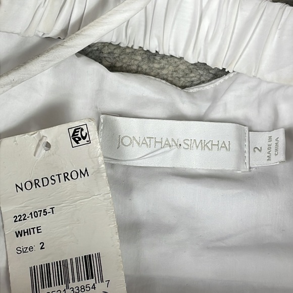 NWT Jonathan Simkhai Indy Bustier Maxi Dress White Bridal Wedding Vacation Sz 2 - Picture 11 of 14